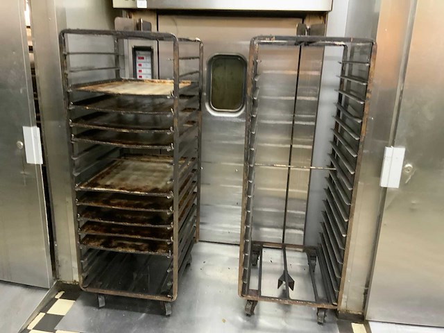 Mondial ferni rotor rvs bakkerijoven wagen (3x) - afbeelding 2 van  9