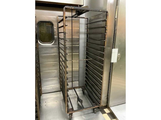 Mondial ferni rotor rvs bakkerijoven wagen (3x) - afbeelding 6 van  9