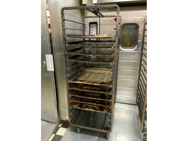 Mondial ferni rotor rvs bakkerijoven wagen (3x) - afbeelding 7 van  9