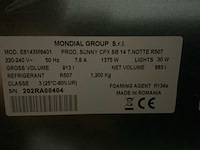 Mondial sunny cpx s14 t koelvitrine - afbeelding 1 van  1