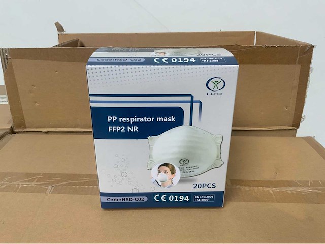 Mondkapje hsd-co2 ff2p (4800x) - afbeelding 3 van  15