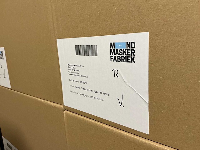 Mondmaskerfabriek - iir blauw - chirurgisch mondmasker (140000x) - afbeelding 4 van  8