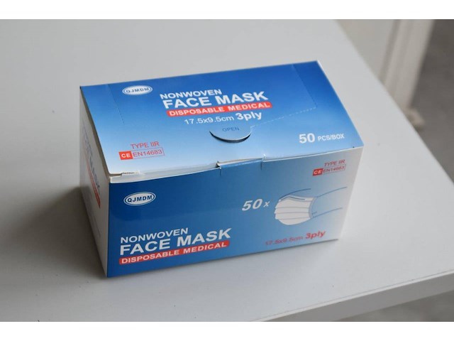 Mondmaskers 32.000 stuks nieuw - afbeelding 1 van  1