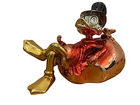 Money mode dagobert duck sculptuur - afbeelding 1 van  7