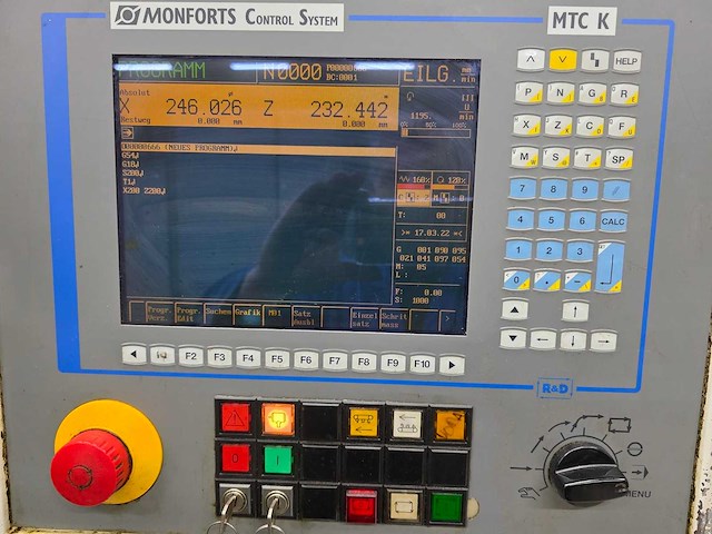 Monforts - knc 5 - teach-in lathe - 1999 - afbeelding 18 van  19