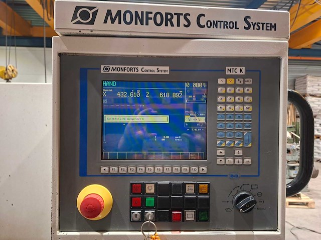 Monforts - knc 5 1500 - teach-in draaibank - afbeelding 4 van  10