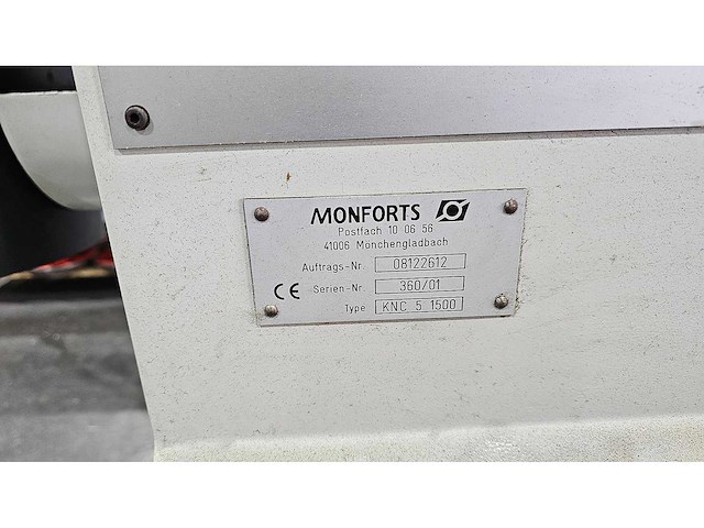 Monforts - knc5-1500 - teach-in lathe - 1999 - afbeelding 4 van  12