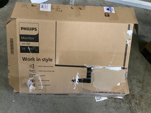 Monitor 24 inch, philips, 24e1n1100a/00, zwart - afbeelding 3 van  5