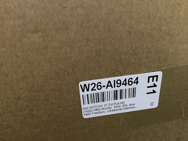 Monitor 27 inch full hd, dell, s2721nx, zwart - afbeelding 2 van  6