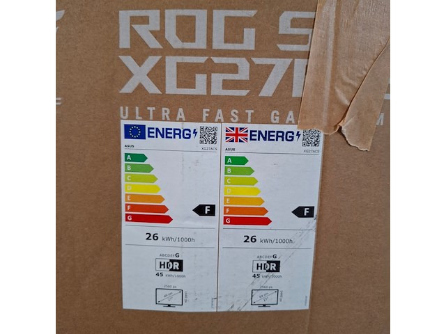 Monitor, asus, xg27acs - afbeelding 2 van  10