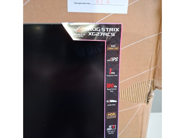 Monitor, asus, xg27acs - afbeelding 3 van  10
