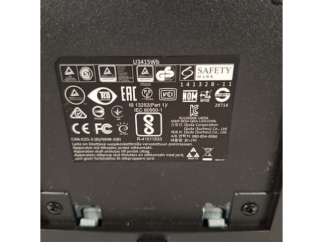 Monitor, dell, 3415w - afbeelding 8 van  12