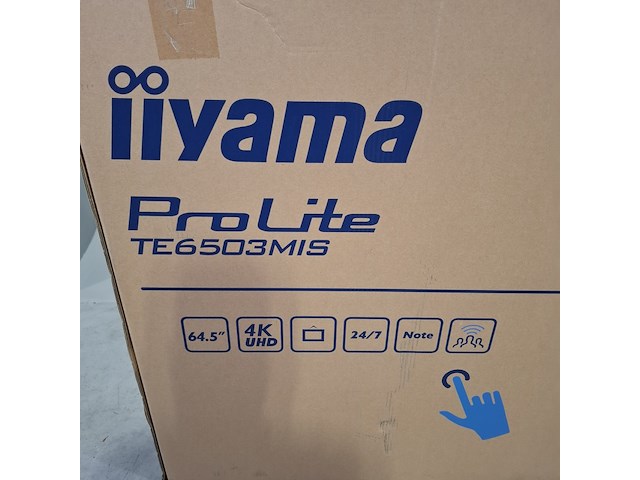Monitor, iiyama, pro lite te6503mis - afbeelding 4 van  5