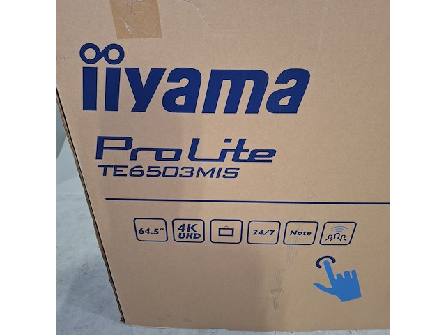 Monitor, iiyama, pro lite te6503mis - afbeelding 4 van  5