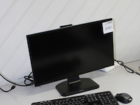 Monitor iiyama prolite xb2481hs model pl2481h, 24 inch. incl. toetsenbord en muis. - afbeelding 2 van  2