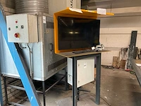 Monitor in verrijdbaar frame