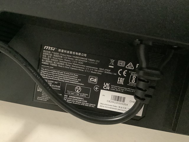 Monitor lcd 27 inch, mag, mag275qf, zwart - afbeelding 5 van  5