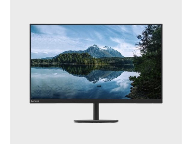 Monitor, lenovo, d32qc-20, zwart - afbeelding 1 van  9