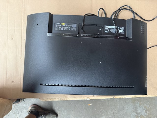 Monitor, lenovo, d32qc-20, zwart - afbeelding 7 van  9