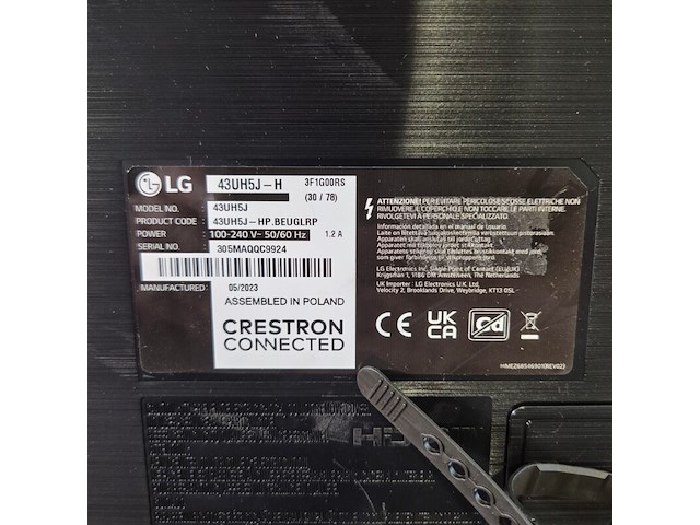 Monitor, lg, 43uh5j-h, 2023 - afbeelding 5 van  9