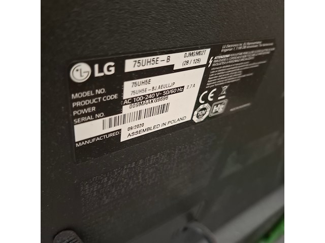 Monitor, lg, 75uh5e - afbeelding 5 van  7