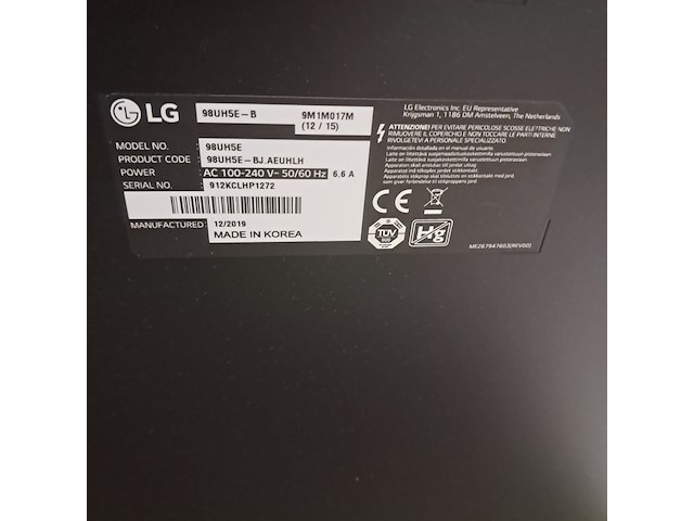 Monitor, lg, 98uh5e, 2019 - afbeelding 2 van  8