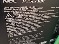 Monitor, nec, multisync m551 - afbeelding 5 van  9