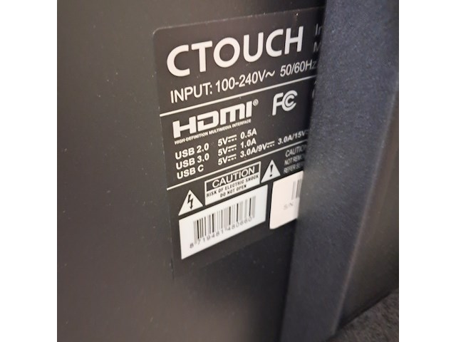 Monitor op standaard, ctouch, cr-86x02 - afbeelding 12 van  15