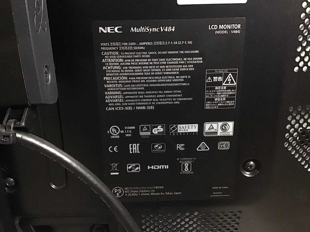 Monitor op standaard - afbeelding 4 van  4