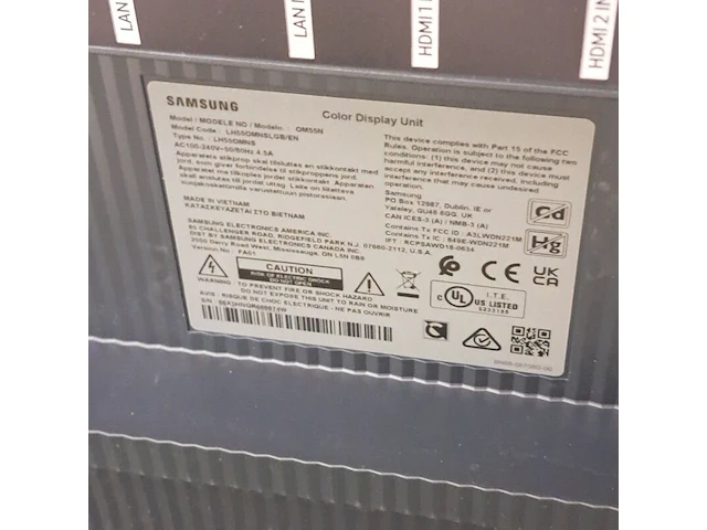 Monitor, samsung, om55n - afbeelding 4 van  7