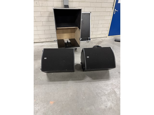 Monitor set in flightcase - afbeelding 15 van  25