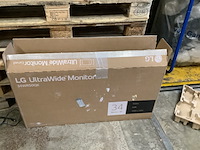 Monitor ultra wide 34 inch, lg, 34wr50qk, zwart - afbeelding 2 van  6