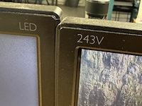 Monitorarm met 2 monitoren philips, 243v, zwart - afbeelding 3 van  6