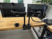 Monitorarm met 2 monitoren philips, 243v, zwart - afbeelding 5 van  8