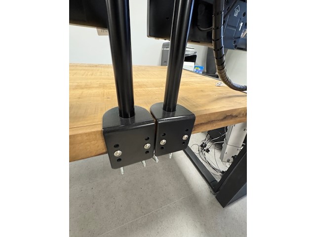 Monitorarm met 2 monitoren philips, 243v, zwart - afbeelding 6 van  8