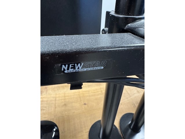 Monitorarm met 2 monitoren philips, 243v, zwart - afbeelding 7 van  8