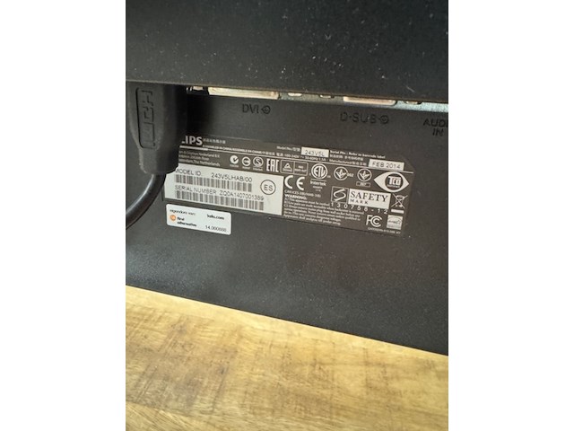 Monitorarm met 2 monitoren philips, 243v, zwart - afbeelding 8 van  8