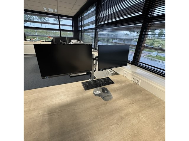 Monitorsteun met 2x monitor, philips, 245b - afbeelding 1 van  4