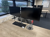 Monitorsteun met 2x monitor, philips, 245b - afbeelding 1 van  3