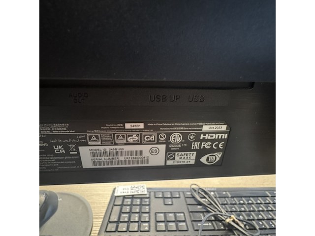 Monitorsteun met 2x monitor, philips, 245b - afbeelding 3 van  3