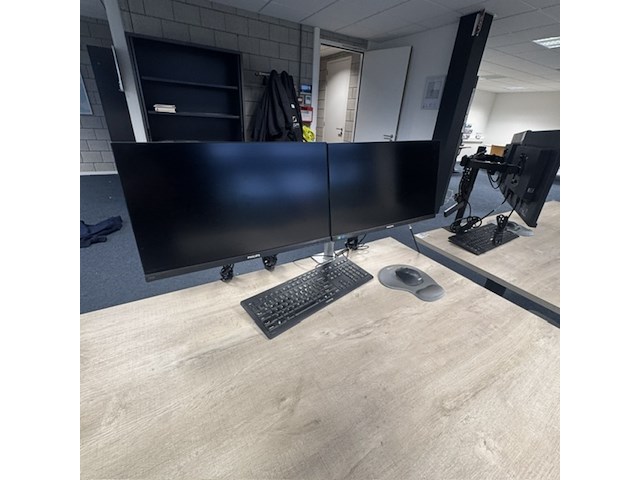 Monitorsteun met 2x monitor, philips, 245b - afbeelding 1 van  4