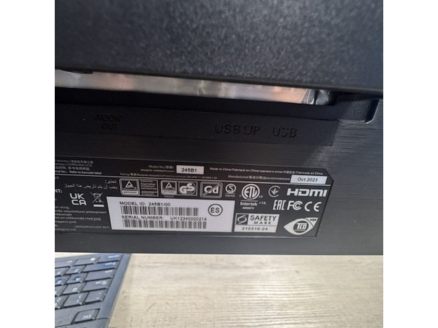 Monitorsteun met 2x monitor, philips, 245b - afbeelding 3 van  4