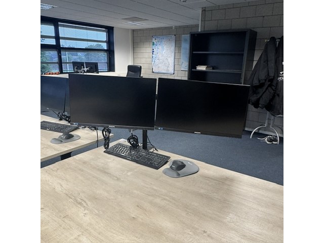 Monitorsteun met 2x monitor, philips, 245b - afbeelding 1 van  3