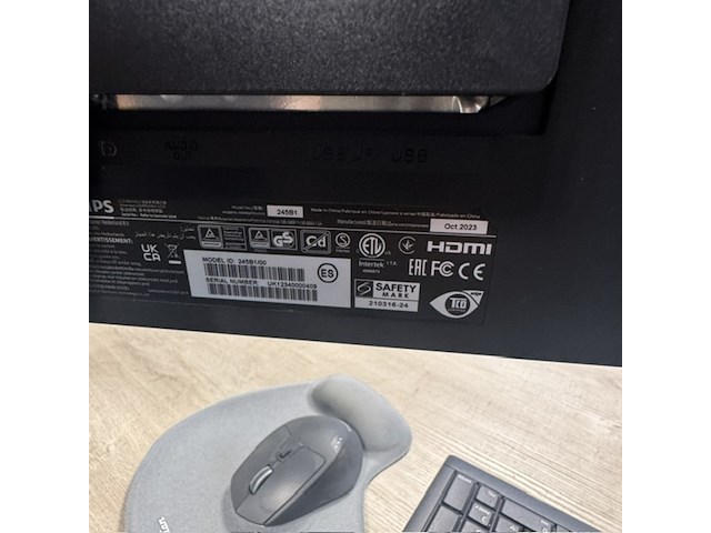 Monitorsteun met 2x monitor, philips, 245b - afbeelding 3 van  3