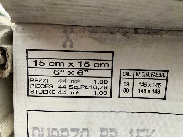 Monoceram - 15x15 cm - 6m2 - wandtegel - afbeelding 5 van  5