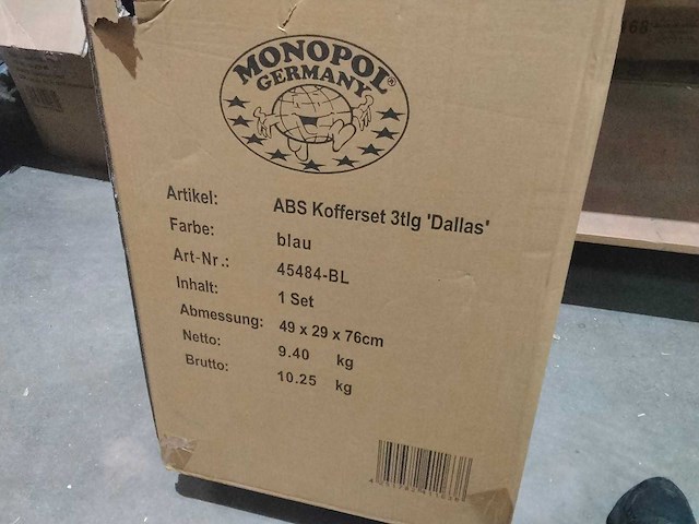 Monopol - 3-delige reiskoffer - afbeelding 2 van  4