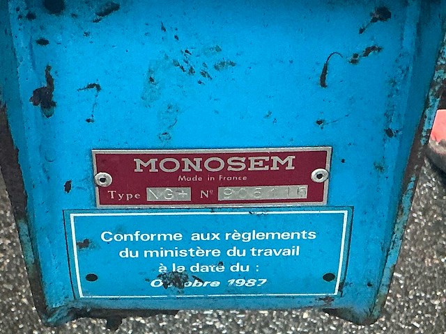 Monosem ng plus 6r gedragen maiszaaimachine - afbeelding 10 van  28