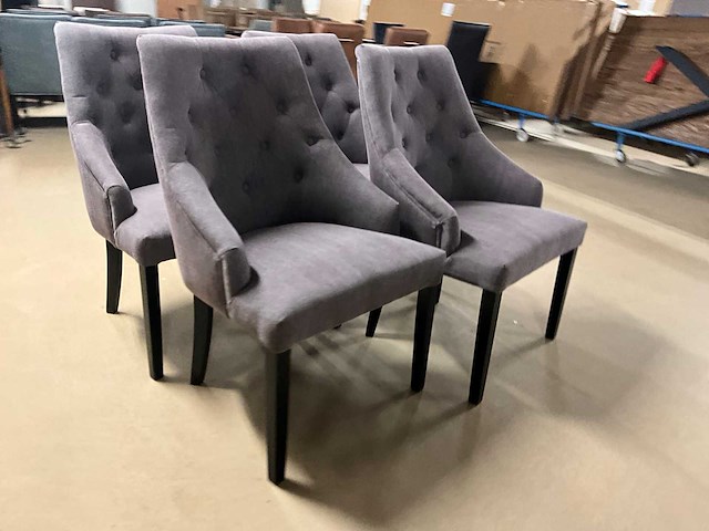 Monroe eetkamerstoel (4x) - afbeelding 1 van  11