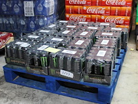 Monster energy 228 blikken tht 1-2027. bod is inclusief 34,20 euro statiegeldwaarde - afbeelding 1 van  2