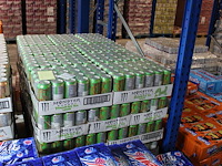 Monster energy dragon ice tea lemon 1080 blikken tht 2-2027 bod is inclusief 162,00 euro statiegeldwaarde - afbeelding 1 van  2